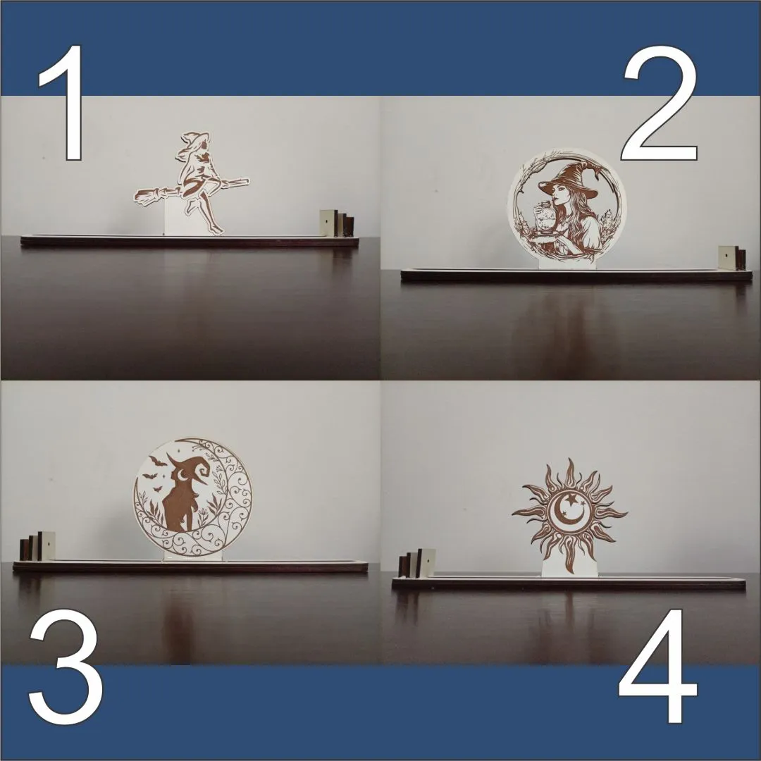Incensários Decorativos em MDF Branco – Design Autoral - foto 4