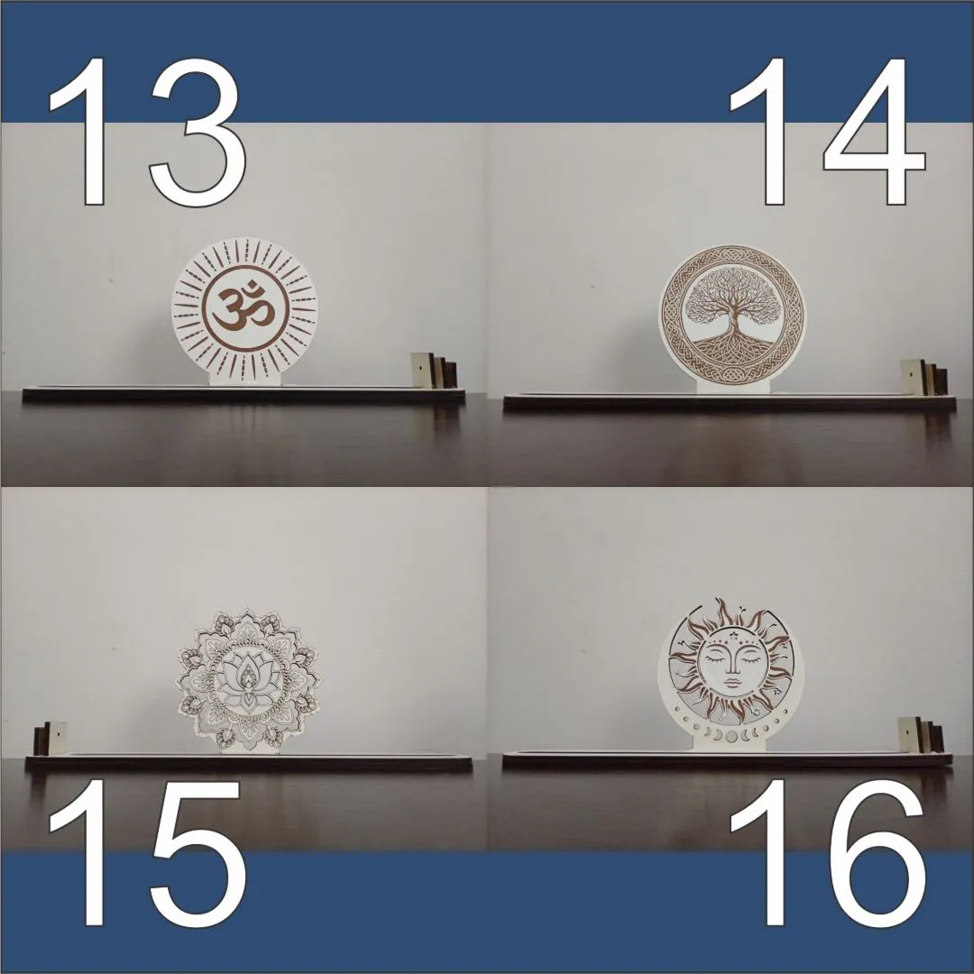 Incensários Decorativos em MDF Branco – Design Autoral - foto 7