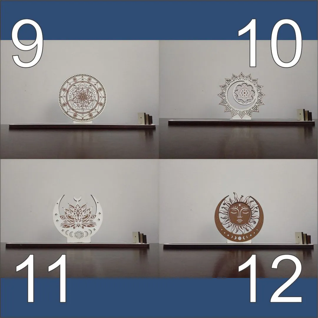 Incensários Decorativos em MDF Branco – Design Autoral - foto 6