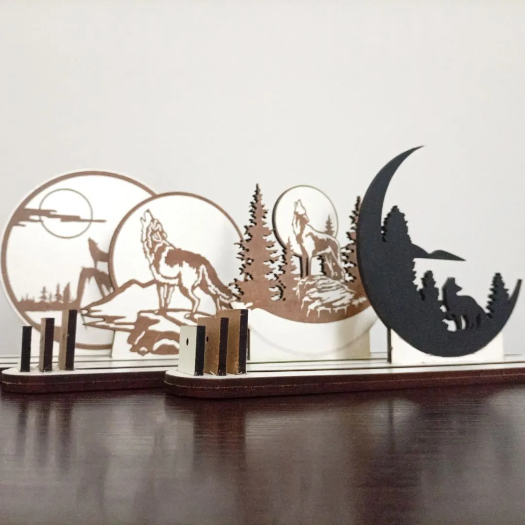 Incensários Decorativos em MDF Branco – Design Autoral - foto 3