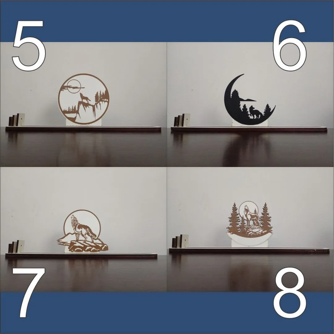 Incensários Decorativos em MDF Branco – Design Autoral - foto 5