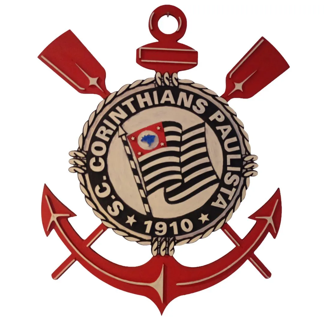 Quadro Corinthians - artesanato de LeJu Art Decor